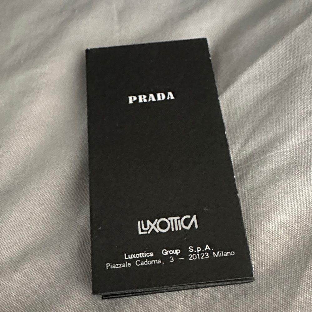 Prada Black Geometric Rectangular Men’s Sunglasses - image 3